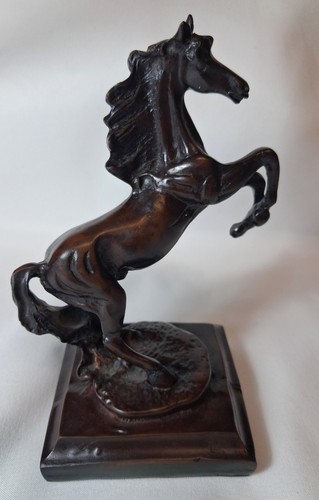 Vintage rearing stallion horse - stallion,