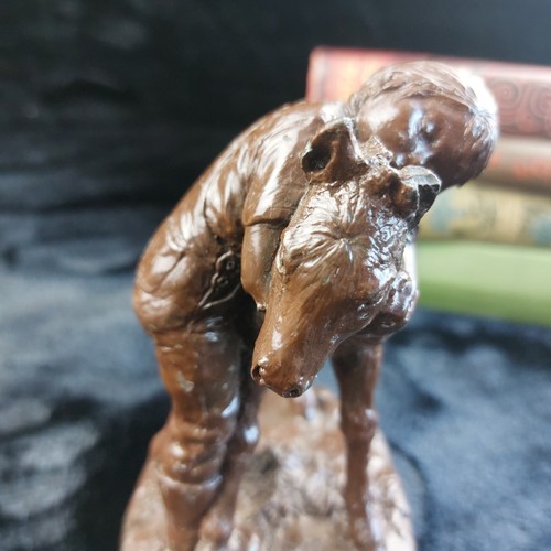 Vintage bronze style figurine - bronze-style,