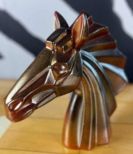 Large art deco style horse - art,