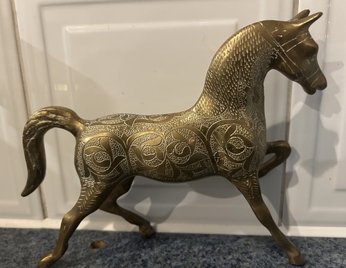 Copper bronze horse - a,