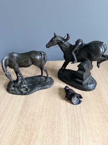 Country cold cast bronze - country, horse