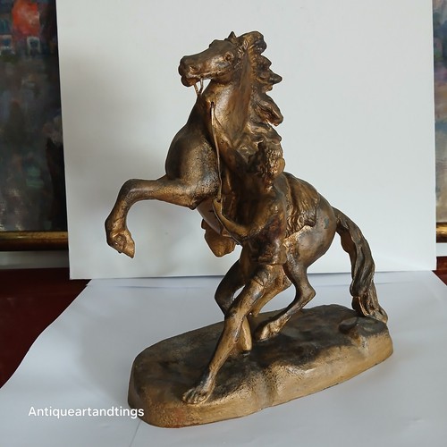 Antique marly horse statue - marly,