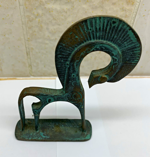 Modernist bronze horse - bronze,