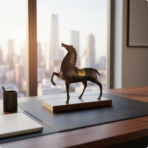 Pieces bronze horse - 2,