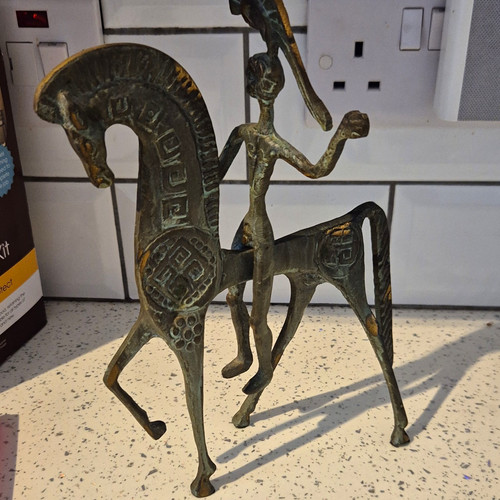 Frederick weinberg metal - weinberg, horse