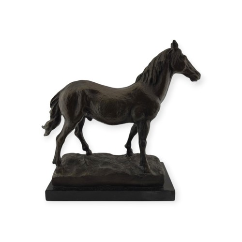 Bronze horse after - after, barye