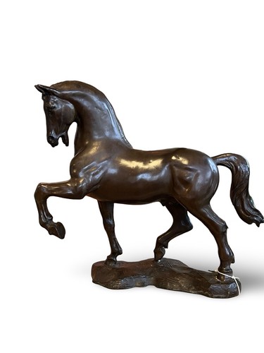 Bronze horse sculpture large - bronze,