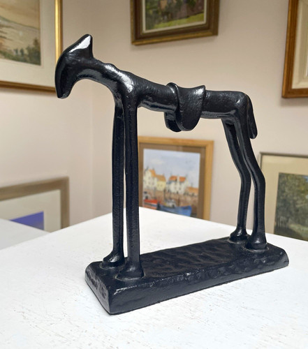 Bronze abstract black - black, metal