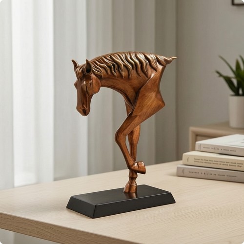 Horse sculpture with - horse,