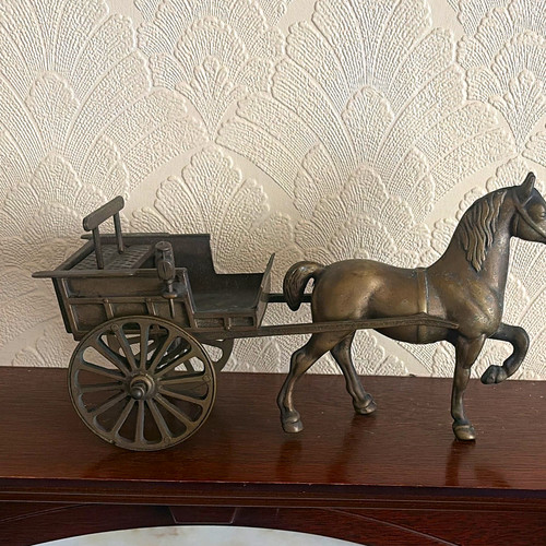 Vintage solid bronze horse - solid, &
