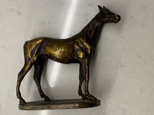Antique detailed bronze horse - detailed,