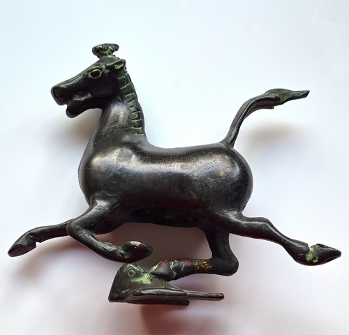 Vintage bronze flying horse - bronze, of