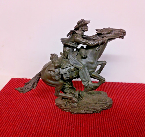 Western cowboy galloping - western, on