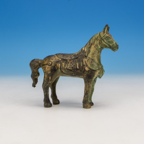 Chinese patinated bronze - patinated,