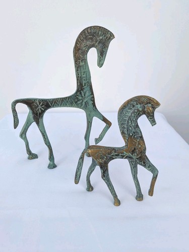 Vintage brass etruscan greek - vintage,