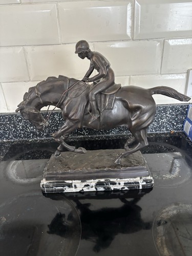 Bronze equine figure - bronze,