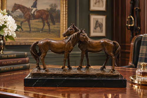 Bronze sculpture two - two,