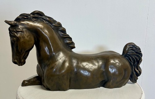 Frith cold cast bronze horse - cold,