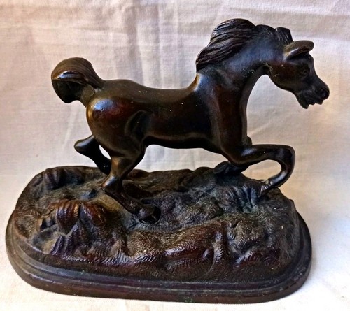 Antique bronze horse - antique,