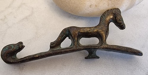 Ancient roman bronze horse - ancient,