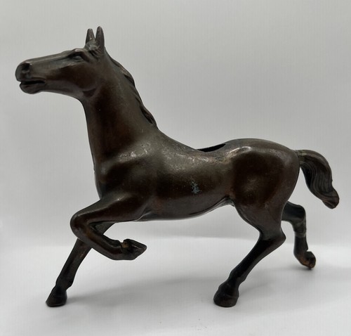 Bronze horse sculpture candle - bronze,