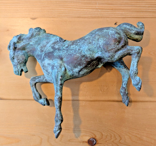 Bronze effect horse sculpture - horse,