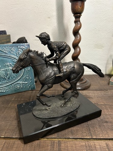 Heavy bronze sculpture a - of,