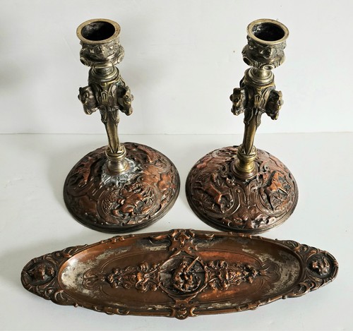 Pair antique french - a, of