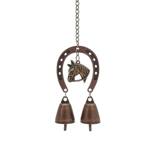 Horse wind chime bronze toned - horse,