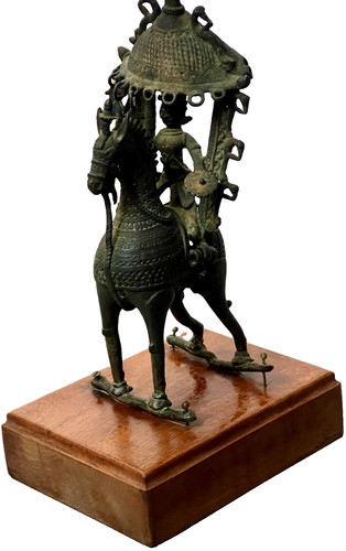 Antique indian bronze - bronze, bastar