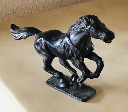 Vintage bronze horse - vintage,