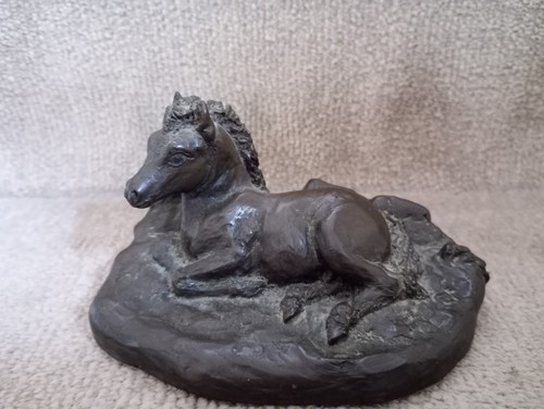Bronze resin shetland pony - bronze,